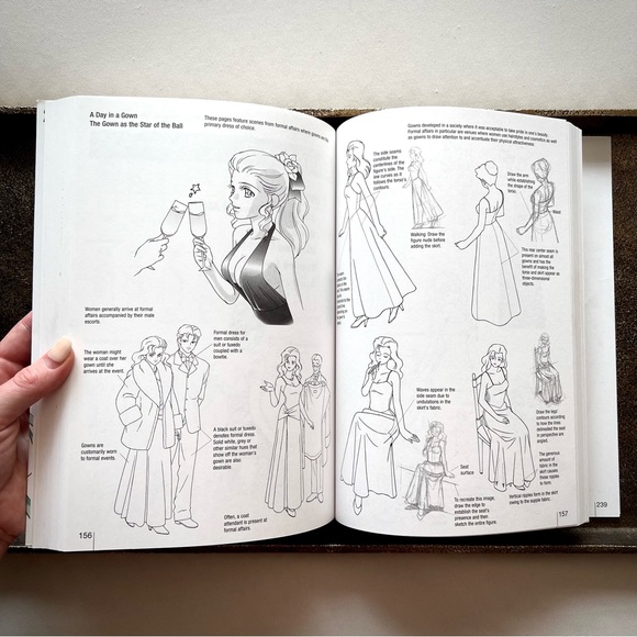 RARE BOOK • “How to Draw Manga: Costume Encyclopedia - Vol 4 Kimono & Gowns” • - Picture 7 of 13